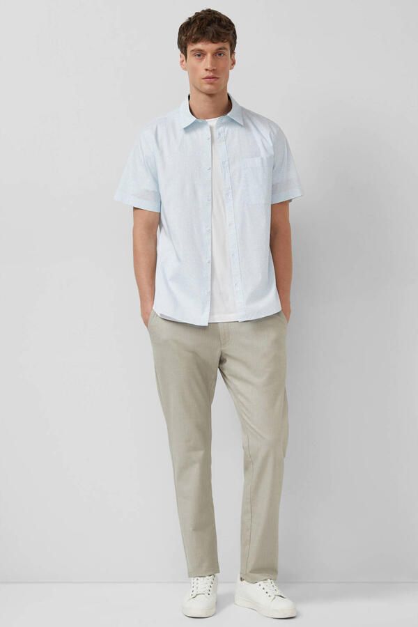 S.Oliver slim casual overhemd lichtblauw - Foto 2