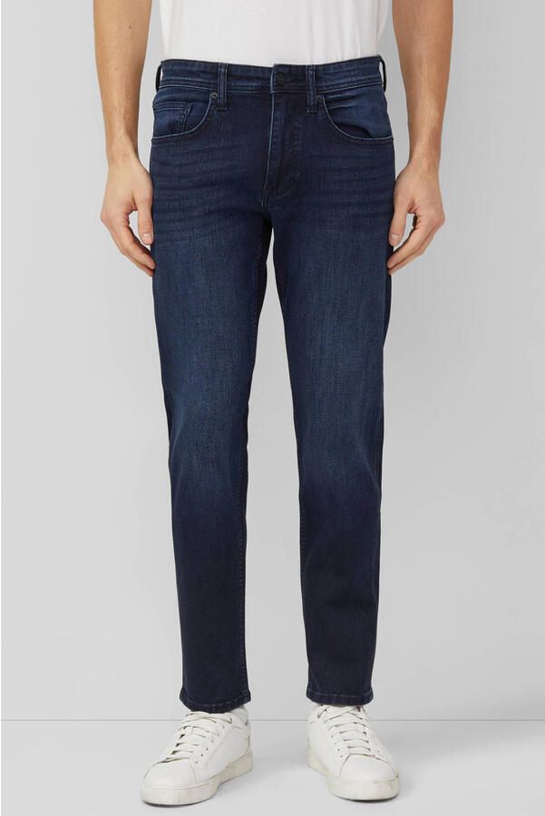 S.Oliver slim fit jeans donkerblauw