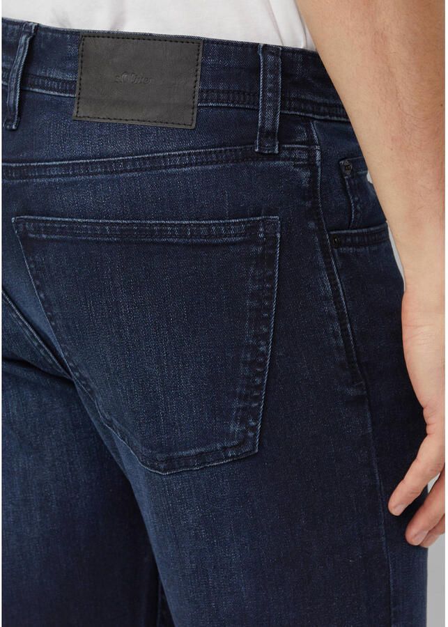 S.Oliver slim fit jeans donkerblauw - Foto 2