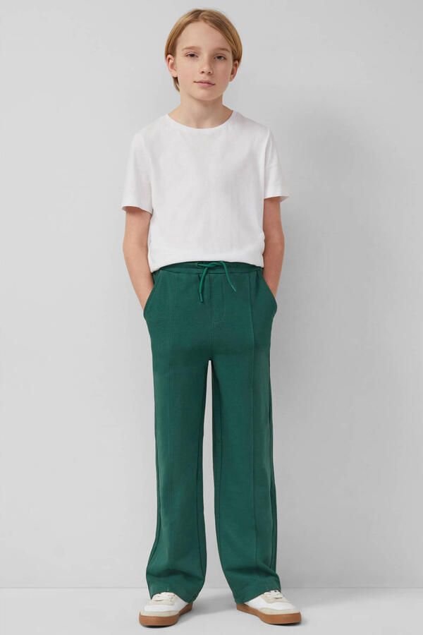 S.Oliver straight casual broek donkergroen - Foto 2