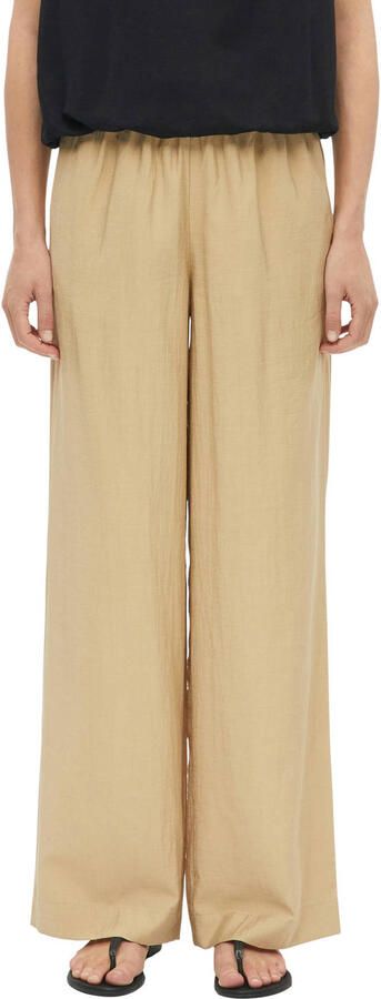 S.Oliver straight high waist broek beige