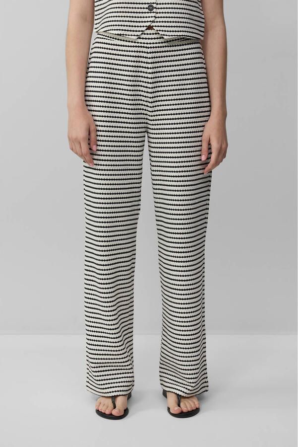 S.Oliver RED LABEL Relaxed fit stoffen broek met katoen - Foto 3