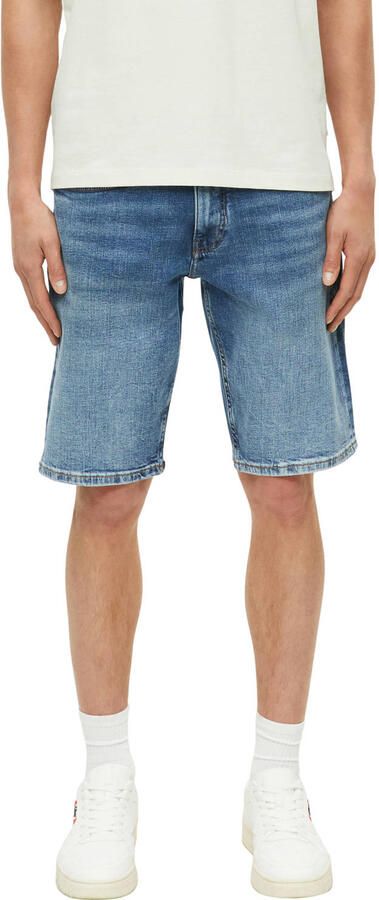 S.Oliver straight leg denim short lichtblauw