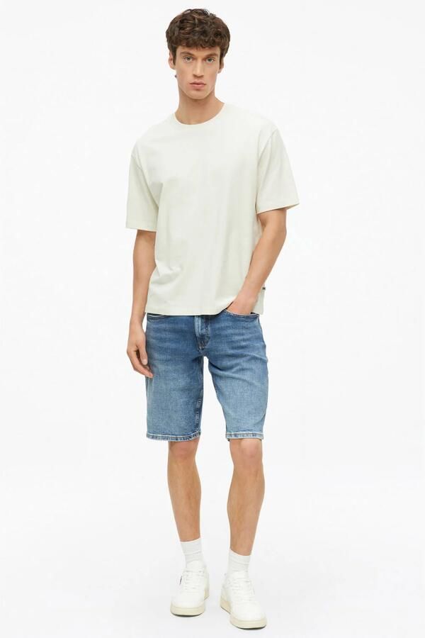 S.Oliver straight leg denim short lichtblauw - Foto 3