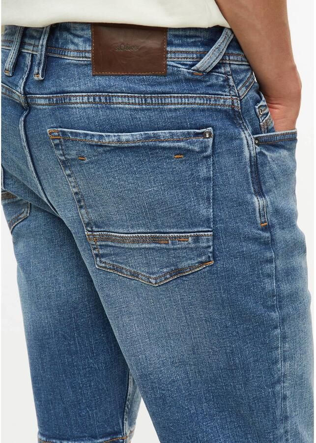 S.Oliver straight leg denim short lichtblauw - Foto 2