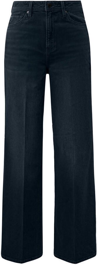 S.Oliver straight leg jeans donkerblauw
