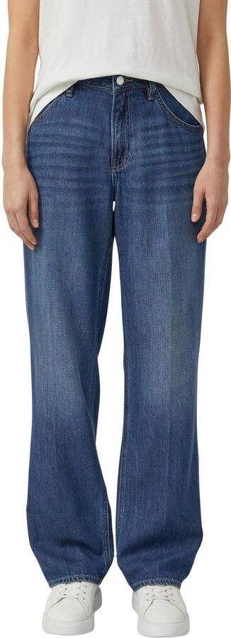 S.Oliver straight leg jeans medium blue denim