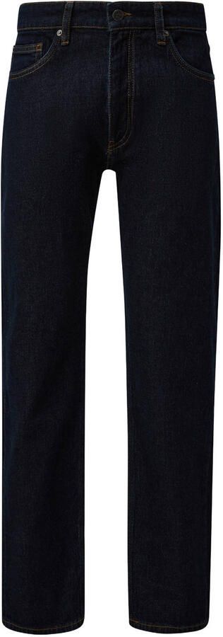 S.Oliver straight leg regular fit jeans donkerblauw