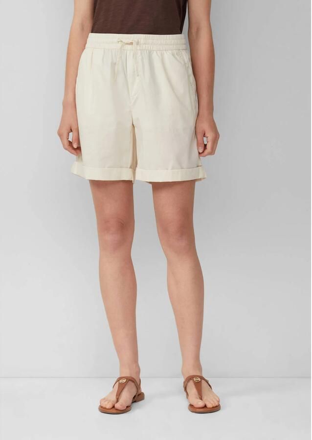 S.Oliver straight regular waist casual short ecru - Foto 1