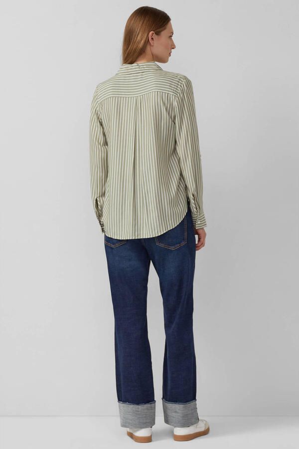 S.Oliver RED LABEL Regular fit blouse met lange mouwen van pure viscose - Foto 2