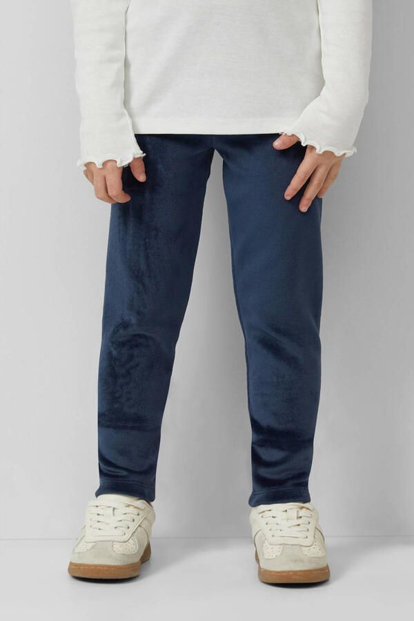 S.Oliver RED LABEL Slim fit legging van fluweel