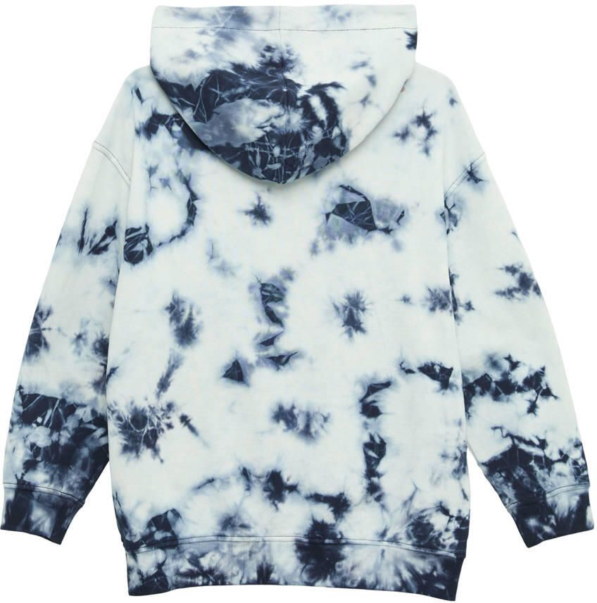 S.Oliver RED LABEL Oversized hoodie van biologisch katoen in batiklook - Foto 3