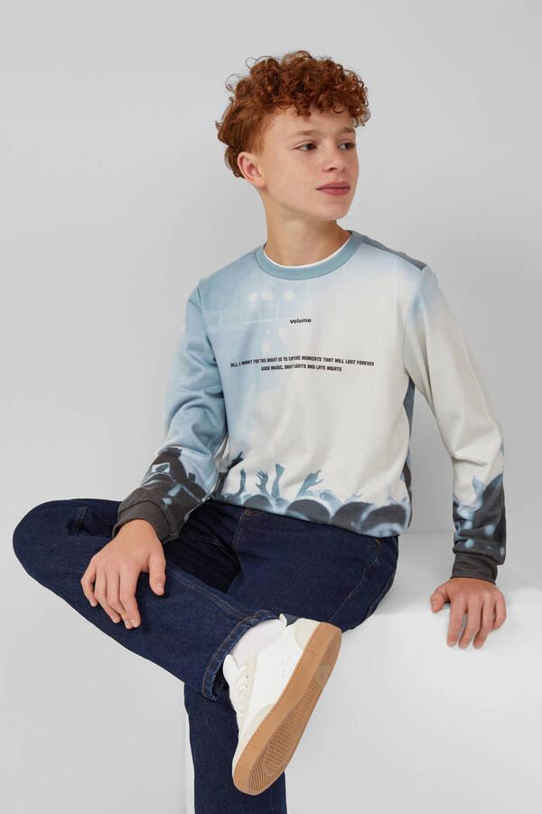 S.Oliver RED LABEL Regular fit sweatshirt van katoenmix - Foto 2