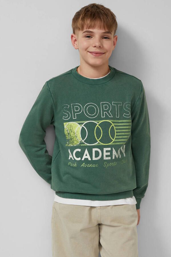 S.Oliver RED LABEL Regular fit sweatshirt van katoenmix