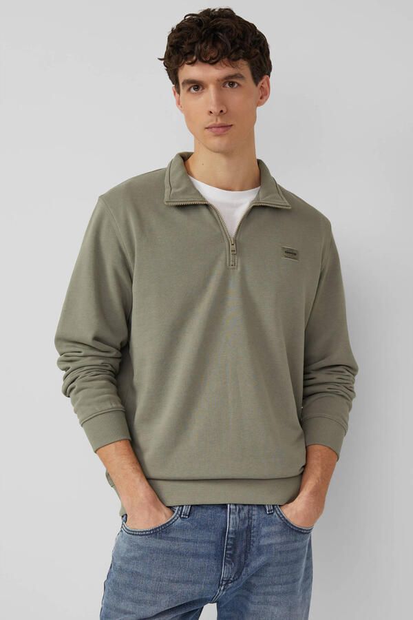 S.Oliver sweater donkergroen