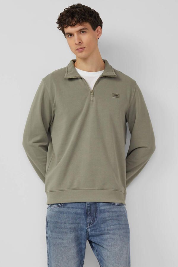 S.Oliver sweater donkergroen - Foto 3