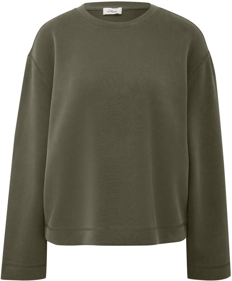 S.Oliver sweater donkergroen