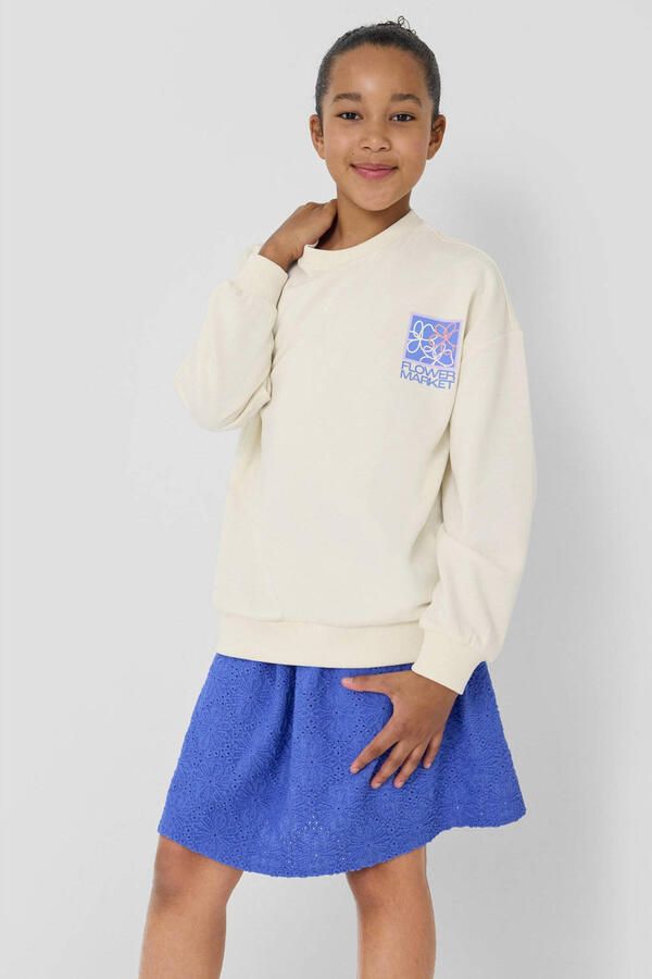 S.Oliver sweater met backprint ecru