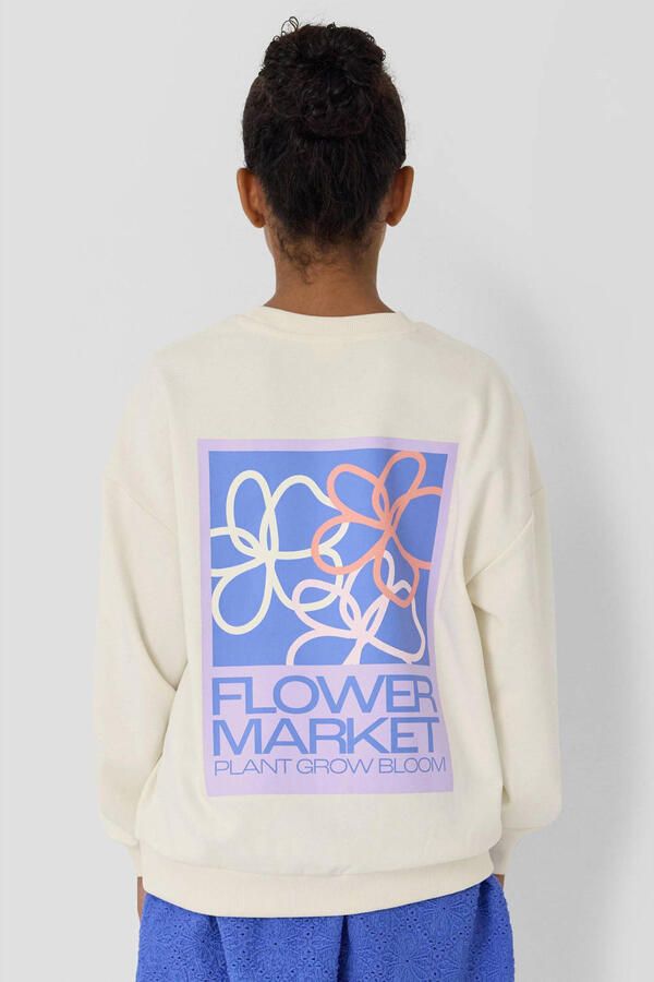 S.Oliver sweater met backprint ecru - Foto 3