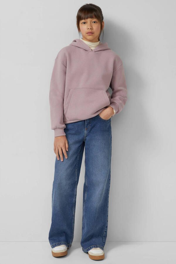 S.Oliver sweater met backprint oudroze