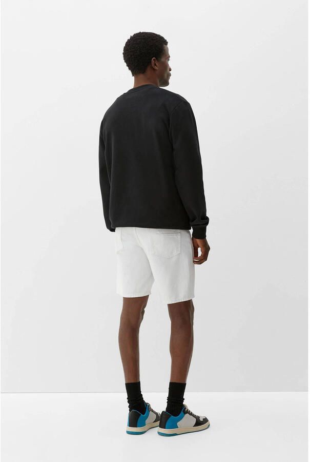 S.Oliver RED LABEL Sweatshirt met ronde hals in effen design - Foto 2