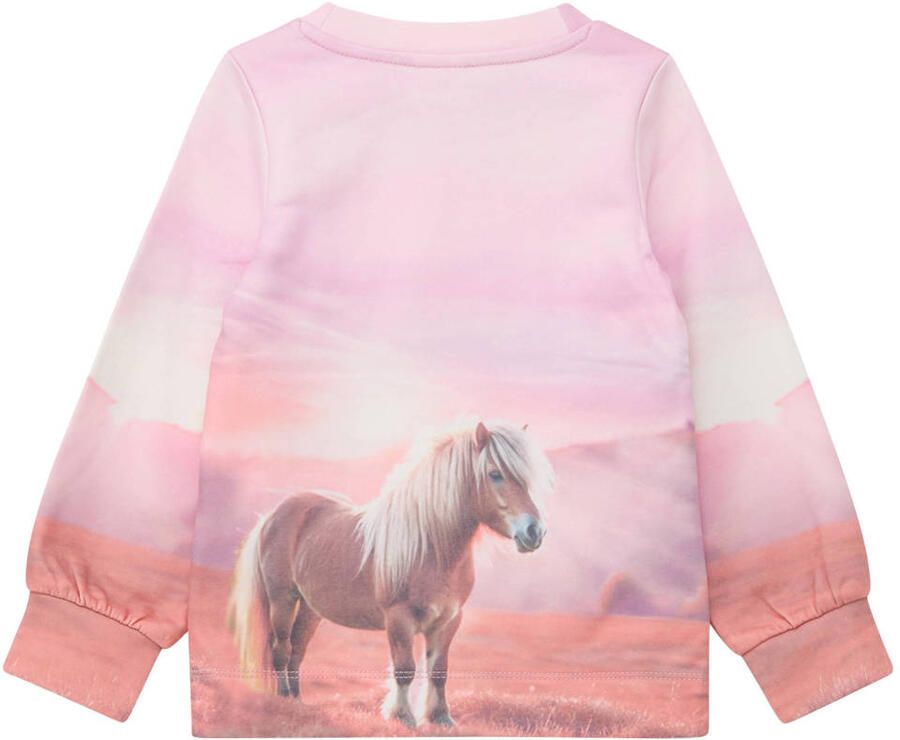 S.Oliver sweater met print lichtroze roze - Foto 2