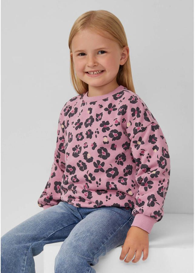 S.Oliver RED LABEL Oversized sweatshirt van katoenmix