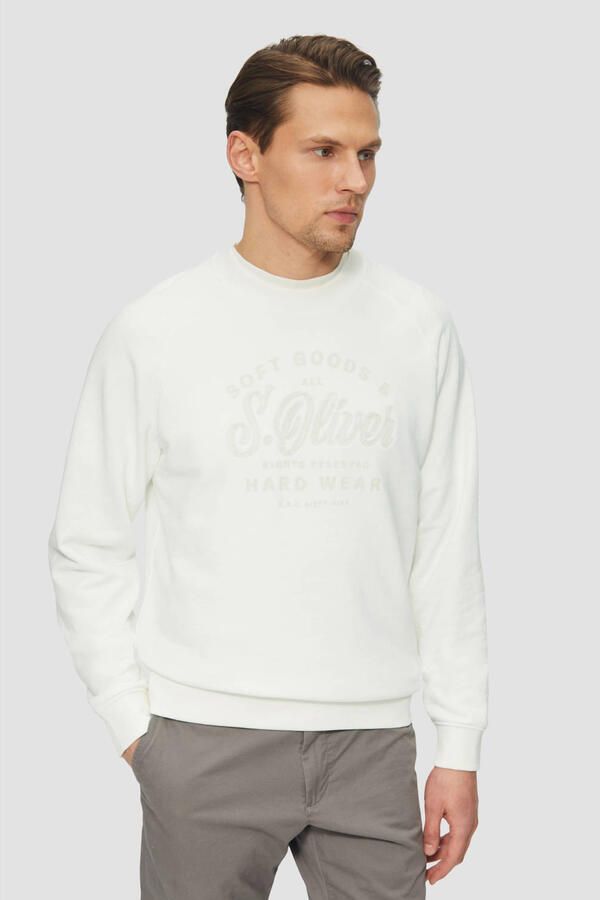 S.Oliver Sweater met logoprint - Foto 3