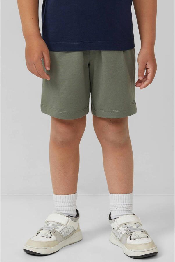 S.Oliver sweatshort kaki donkerblauw (set van 2)