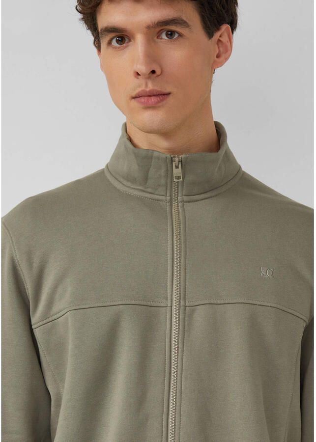 S.Oliver sweatvest donkergroen - Foto 2
