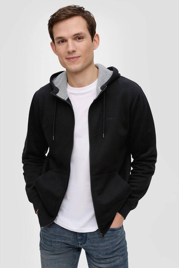 S.Oliver RED LABEL Sweatjack met ritssluiting - Foto 2