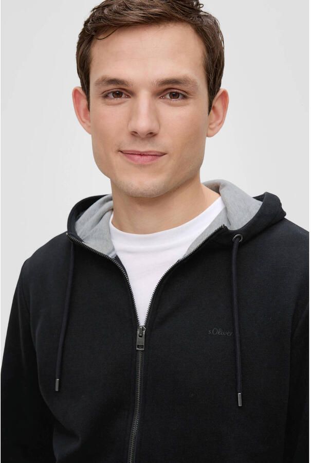 S.Oliver RED LABEL Sweatjack met ritssluiting