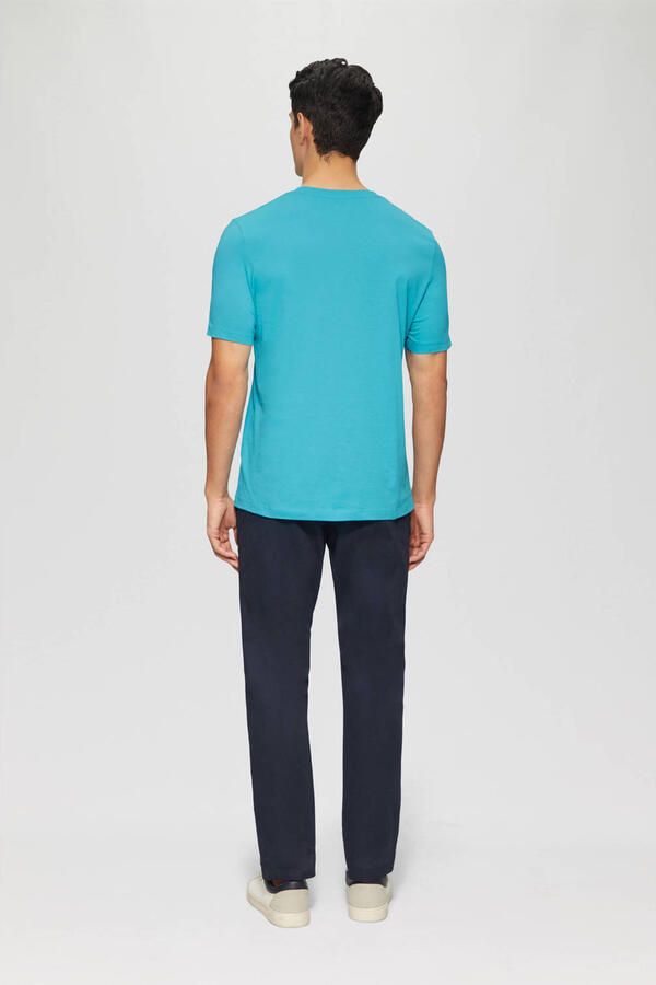 S.Oliver RED LABEL Regular fit T-shirt van puur katoen met grote labelprint - Foto 2