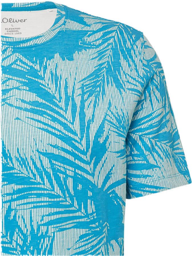 S.Oliver RED LABEL Regular fit T-shirt van puur katoen - Foto 3