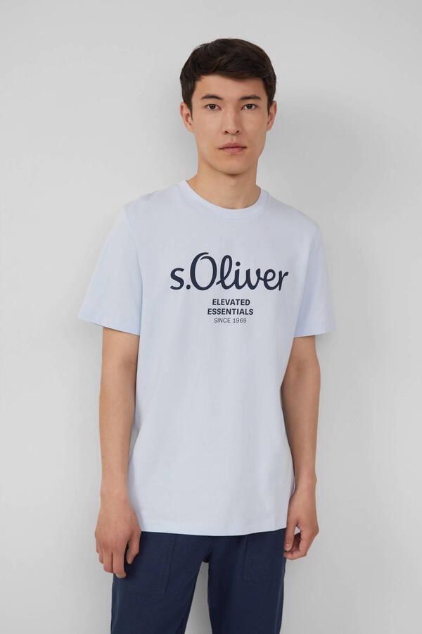 S.Oliver RED LABEL Regular fit T-shirt van puur katoen - Foto 2