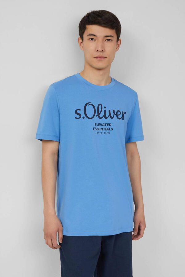 S.Oliver RED LABEL Regular fit T-shirt van puur katoen - Foto 3