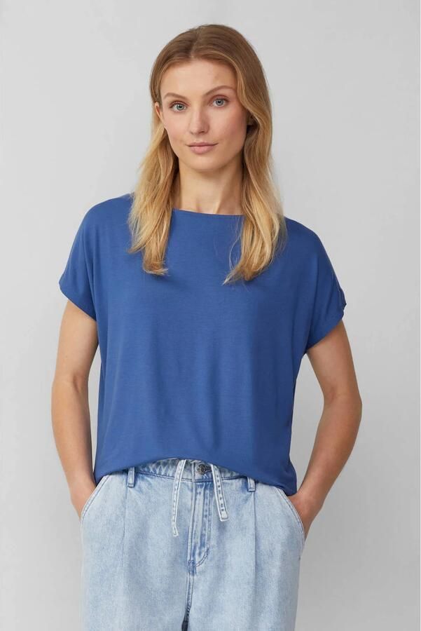 S.Oliver RED LABEL Loose fit T-shirt van viscosemix - Foto 2