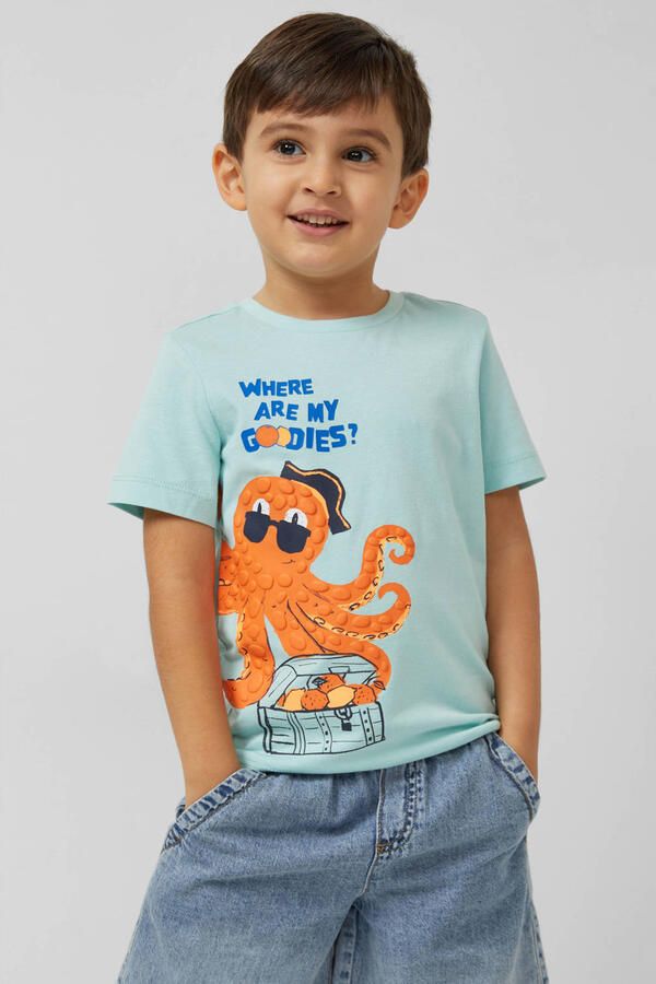 S.Oliver RED LABEL regular fit T-shirt met 3d-motiefprint