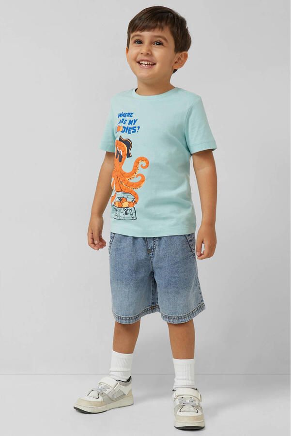 S.Oliver RED LABEL regular fit T-shirt met 3d-motiefprint - Foto 2