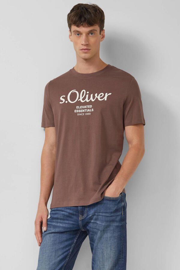 S.Oliver RED LABEL Regular fit T-shirt van puur katoen - Foto 2