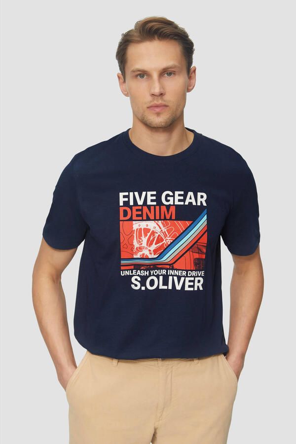 S.Oliver T-shirt met frontprint - Foto 2