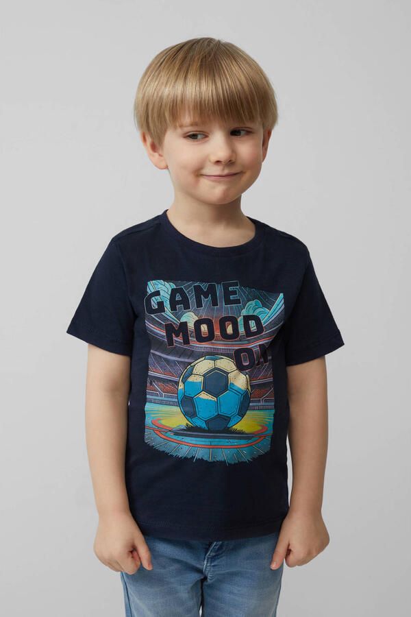 S.Oliver RED LABEL Regular fit T-shirt van puur katoen met motiefprint - Foto 2