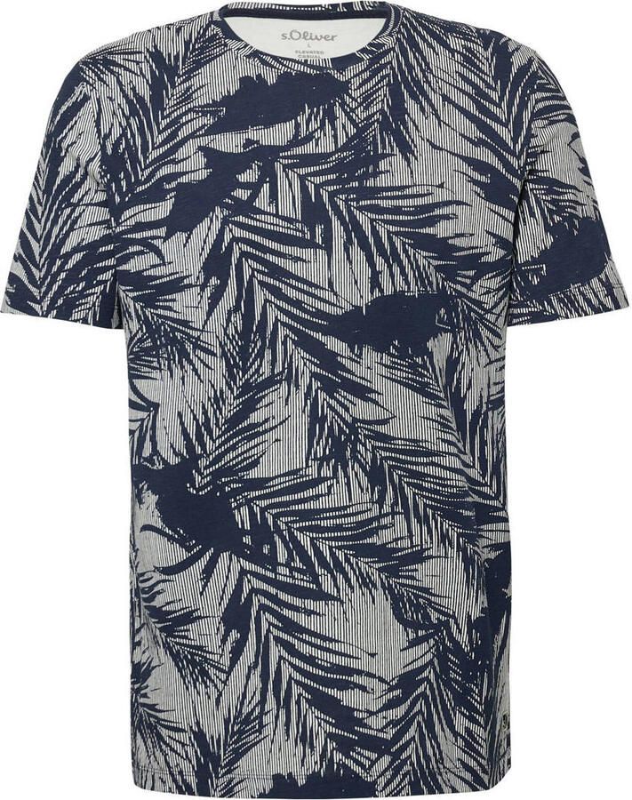 S.Oliver RED LABEL Regular fit T-shirt van puur katoen - Foto 3