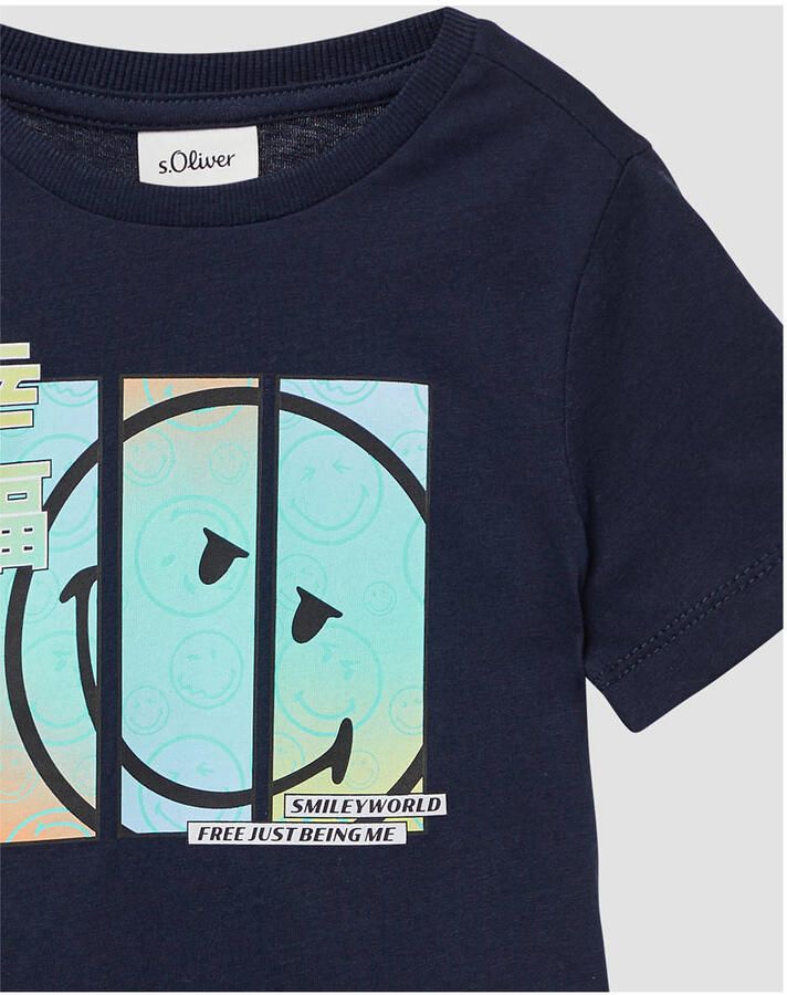 S.Oliver RED LABEL Regular fit T-shirt van puur katoen