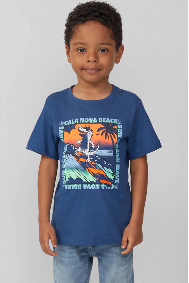 S.Oliver RED LABEL Regular fit T-shirt van puur katoen - Foto 2