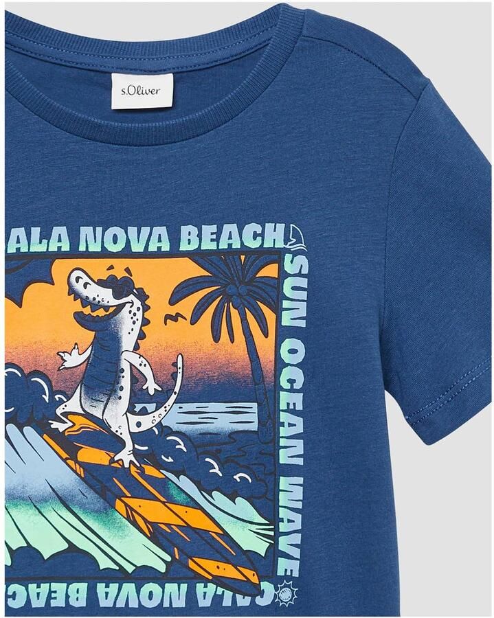 S.Oliver RED LABEL Regular fit T-shirt van puur katoen