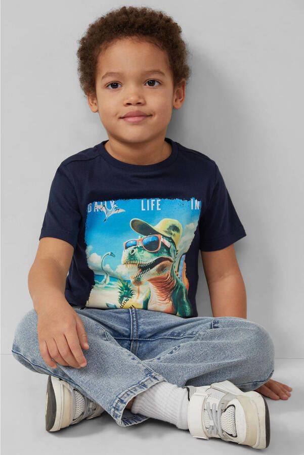 S.Oliver RED LABEL regular fit T-shirt van puur katoen - Foto 3