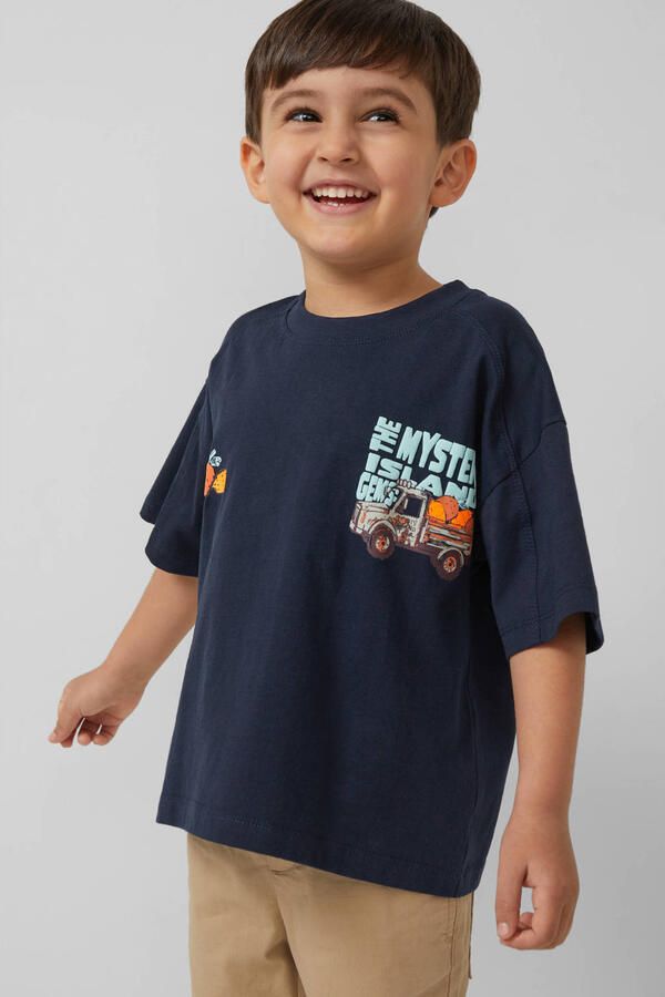 S.Oliver T-shirt donkerblauw - Foto 2