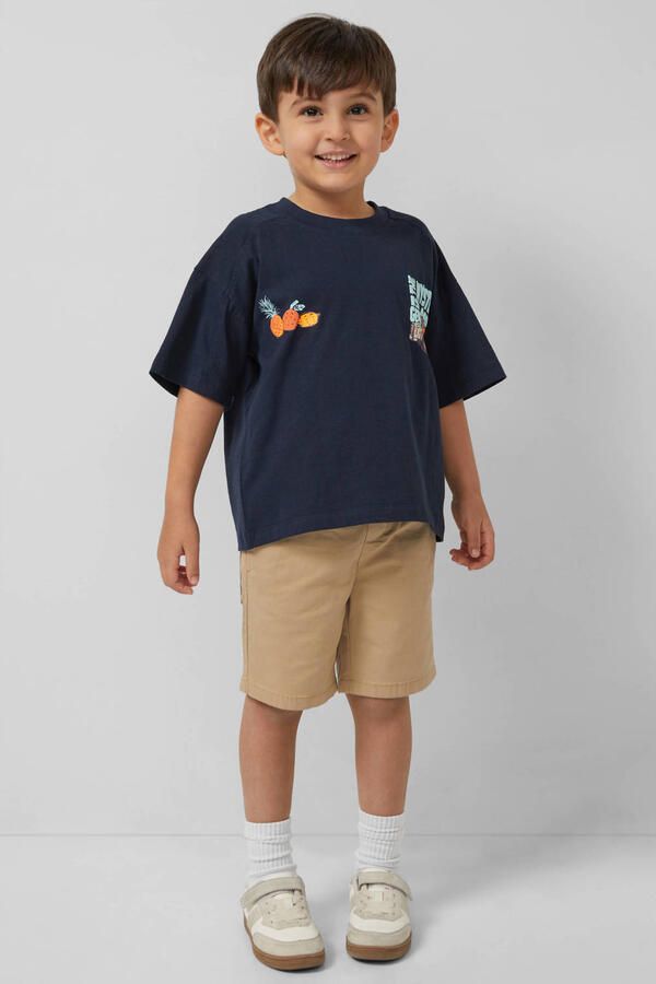 S.Oliver T-shirt donkerblauw - Foto 3