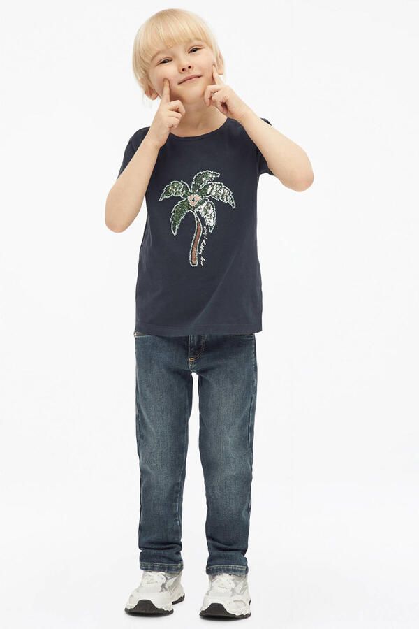 S.Oliver T-shirt donkerblauw - Foto 2